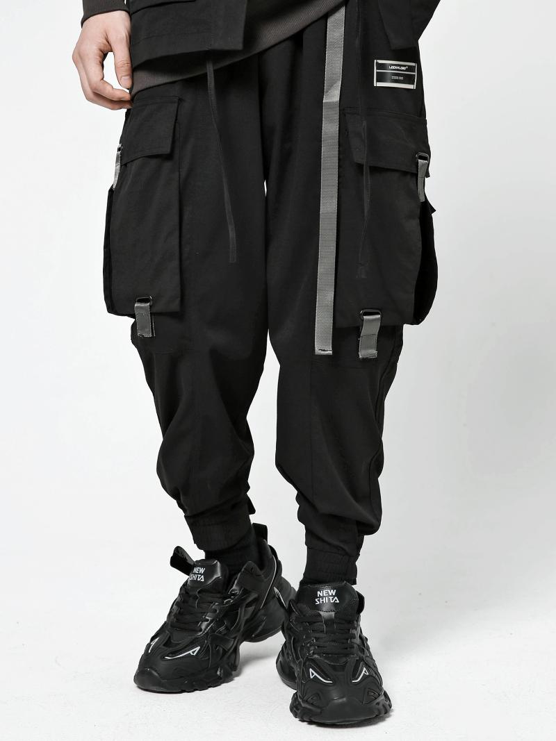 Men' Pants Techwear Joggers For Men Streetwear Harem Black Multi-Pockets PantsMen
Men' Pants Techwear Joggers For Men Streetwear Harem Black Multi-Pockets PantsMen