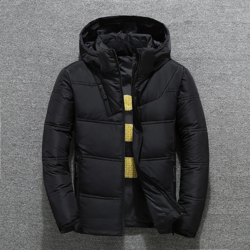 Men's Down & Parkas Winter Jacket Casual Mens Thick Detachable Hat White Duck Hooded Coat Male Solid Color Warm Zip Outwear Tops Guin22
Men's Down & Parkas Winter Jacket Casual Mens Thick Detachable Hat White Duck Hooded Coat Male Solid Color Warm Zip Outwear Tops Guin22