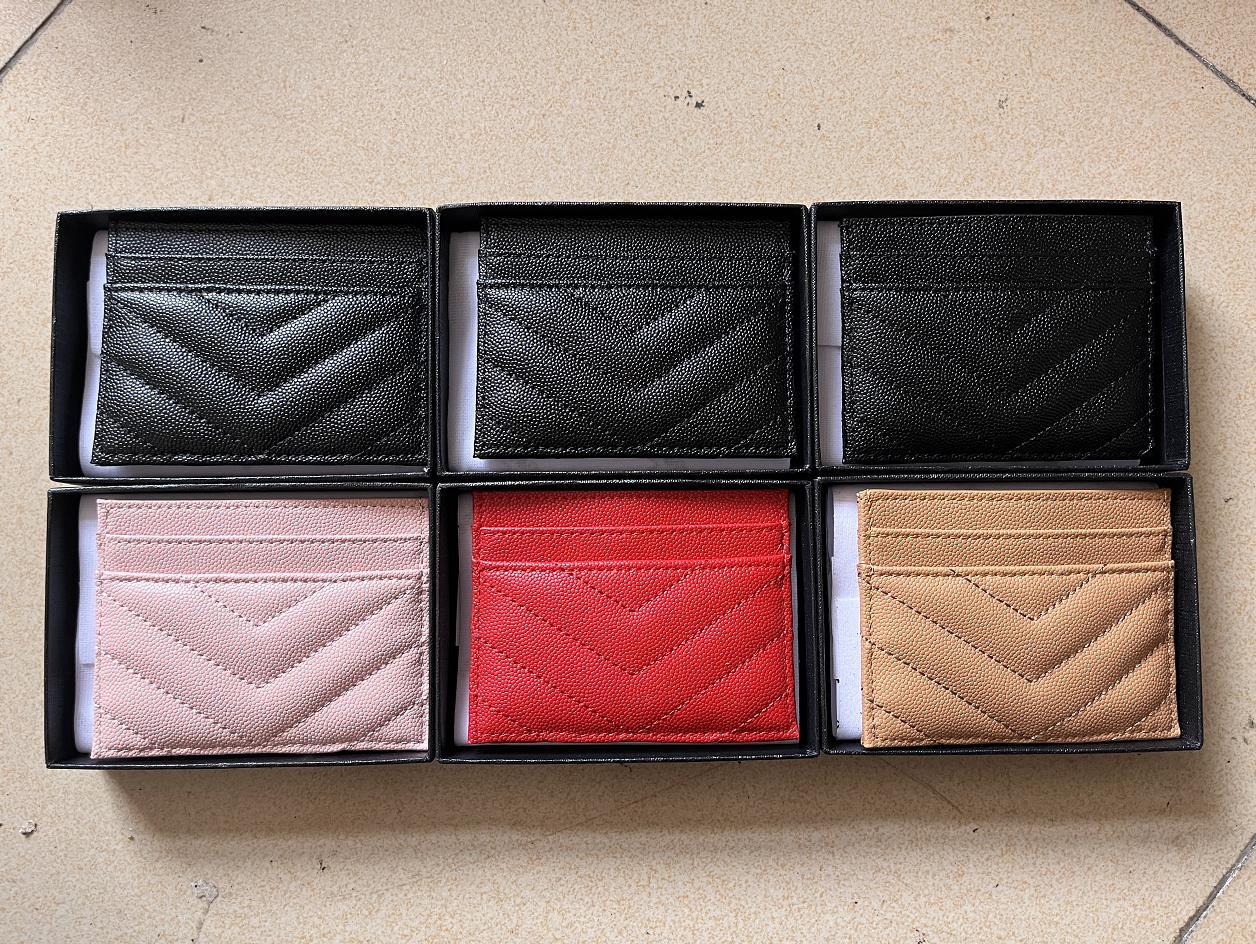 Fashion Caviar Sheepskin Ladies Credit Card Holder Designer Wallet, Caviar black black
Fashion Caviar Sheepskin Ladies Credit Card Holder Designer Wallet, Caviar black black