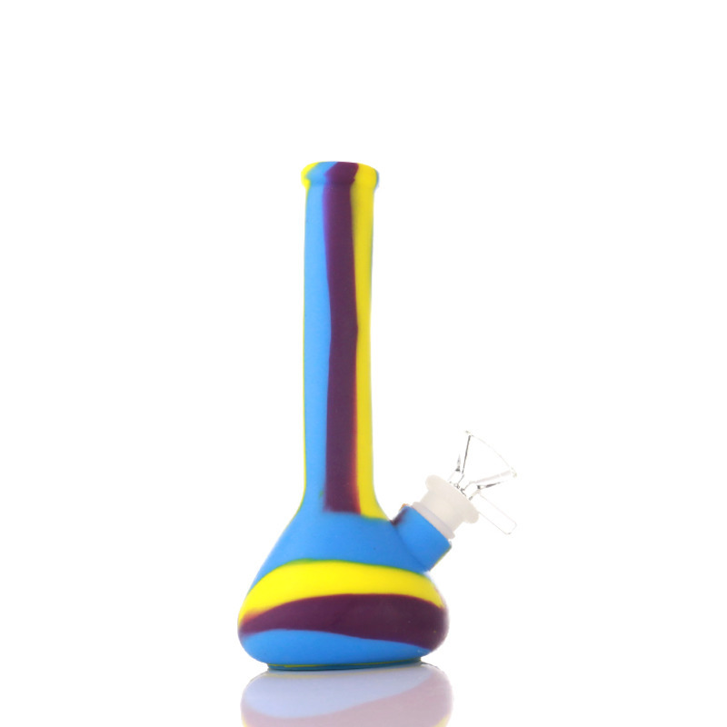 7 Inches Silicone Bongs Mini Beaker Bong Unbreakable Cheap Camouflage bongs with Silicone Downstem Dab Rig Water Pipe
7 Inches Silicone Bongs Mini Beaker Bong Unbreakable Cheap Camouflage bongs with Silicone Downstem Dab Rig Water Pipe