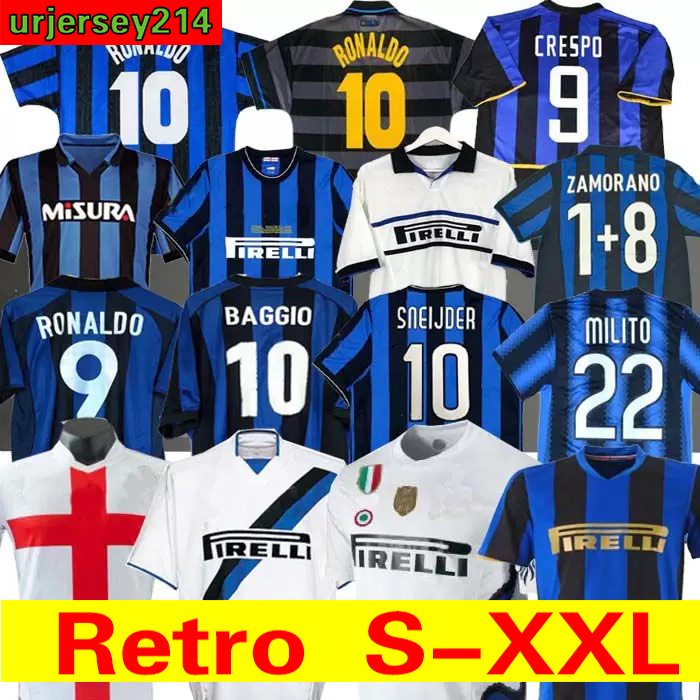 finals 2009 MILITO SNEIJDER ZANETTI Milan Retro Soccer jersey Eto'o Football 97 98 99 01 02 03 Djorkaeff Baggio ADRIANO MILAN 10 11 07 08 09 BATISTUTA Zamorano RONALDO 11, 01-02 home
finals 2009 MILITO SNEIJDER ZANETTI Milan Retro Soccer jersey Eto'o Football 97 98 99 01 02 03 Djorkaeff Baggio ADRIANO MILAN 10 11 07 08 09 BATISTUTA Zamorano RONALDO 11, 01-02 home