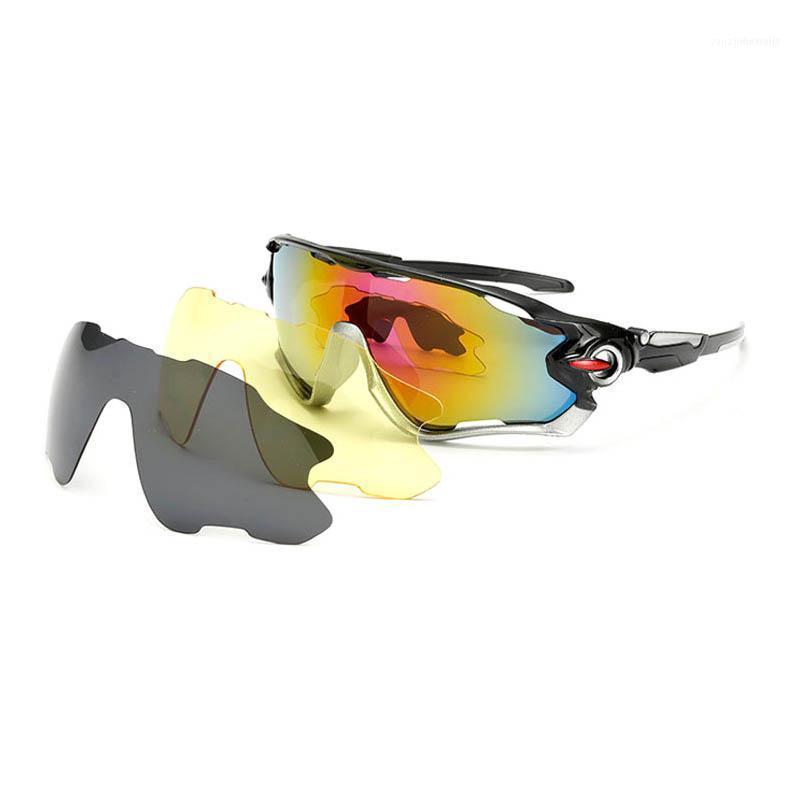 Sets Of Lens Outdoor Pochromic Cycling Sunglasses Sports Polarized Sun Glasses For Men Women