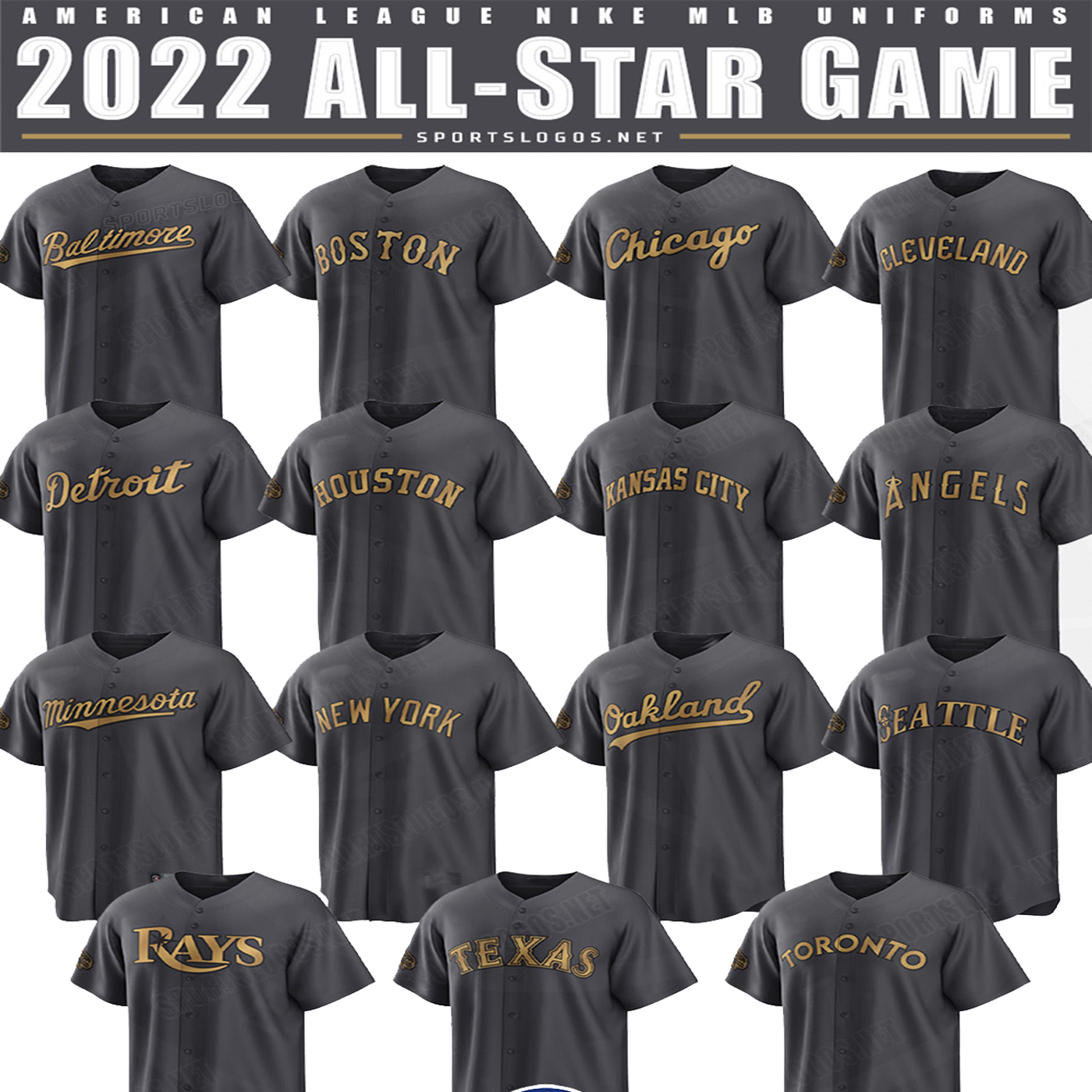 2022 American League All-Star Jersey Mike Trout Yordan Alvarez Aaron Judge Tim Anderson Shohei Ohtani Justin Verlander Xander Bogaerts Vladimir Guerrero Jr. Altuve, Youth s-xl
2022 American League All-Star Jersey Mike Trout Yordan Alvarez Aaron Judge Tim Anderson Shohei Ohtani Justin Verlander Xander Bogaerts Vladimir Guerrero Jr. Altuve, Youth s-xl