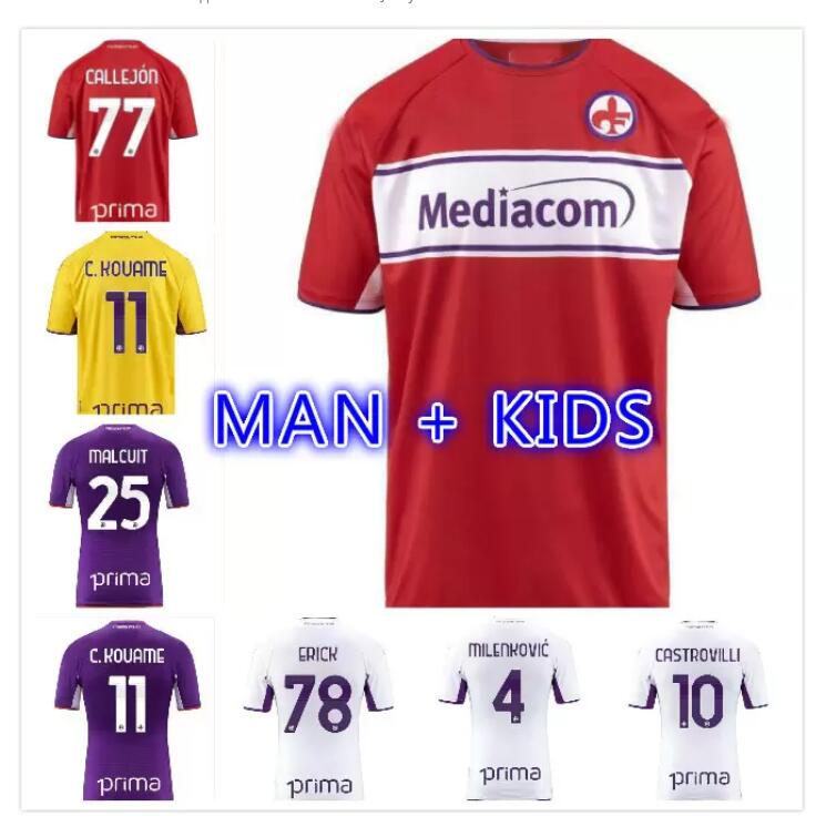 Man kids kit 2021 2022 Fiorentina Soccer jerseys Firenze 21 22 football Shirt Home purple Away white third red VLAHOVIC PRINCE SOTTIL Maglia
Man kids kit 2021 2022 Fiorentina Soccer jerseys Firenze 21 22 football Shirt Home purple Away white third red VLAHOVIC PRINCE SOTTIL Maglia