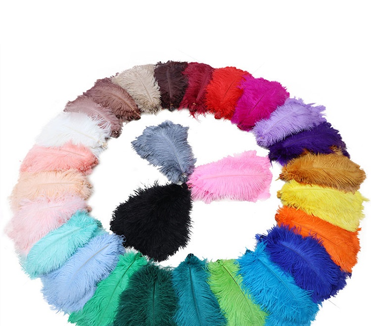 Decorative Ostrich Feathers in Various Shades Ideal for Weddings, Birthdays, and More (25-30cm)
