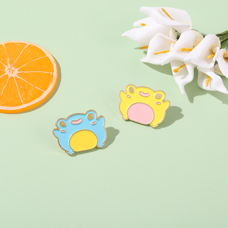 Colored Lapel Pin Brooches Cartoon Cute Solar Sunflower Sunflower Yellow Blue Frog Ins Alloy Brooch Badge Student Book Packaging Accessories 1275 E3
Colored Lapel Pin Brooches Cartoon Cute Solar Sunflower Sunflower Yellow Blue Frog Ins Alloy Brooch Badge Student Book Packaging Accessories 1275 E3