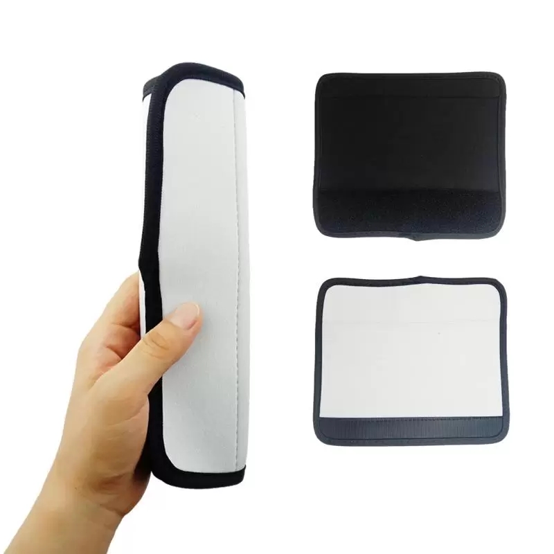 Sublimation Blanks White Party DIY Car Seat Belt Pad Cover Neoprene Comfortable Replacement Shoulder Strap Pads Universal Cars Seats Belts Shoulders S