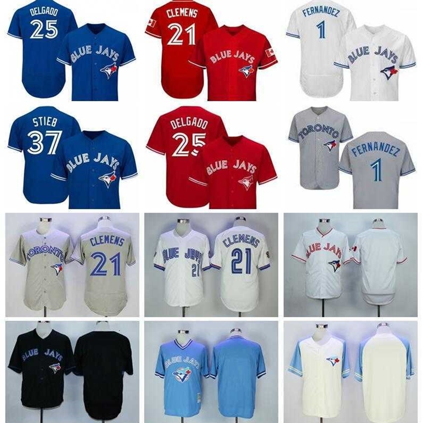 Nik1 Vintage Baseball 21 Roger Clemens Jersey 37 Dave Stieb 25 Carlos Delgado 1 Tony Fernandez Stitched Red White Blue Grey Retire 1992 1993, 1993 vintage
Nik1 Vintage Baseball 21 Roger Clemens Jersey 37 Dave Stieb 25 Carlos Delgado 1 Tony Fernandez Stitched Red White Blue Grey Retire 1992 1993, 1993 vintage