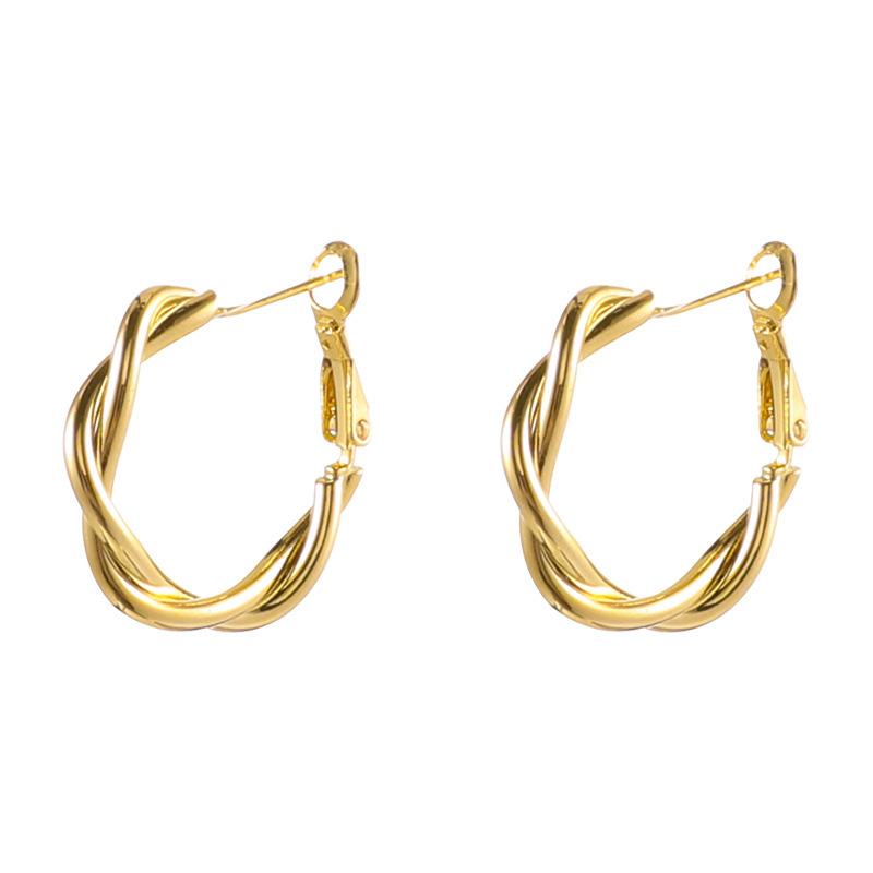 Dangle & Chandelier Fashion Geometric Twist Earrings, Retro Style Metal C-Shaped Personalized Wild Jewelry Gifts
Dangle & Chandelier Fashion Geometric Twist Earrings, Retro Style Metal C-Shaped Personalized Wild Jewelry Gifts