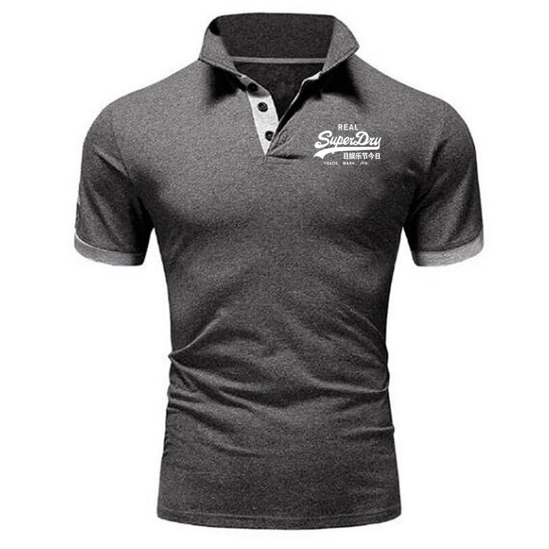 Polo Shirt Men Summer Stritching s Shorts Sleeve Business Clothes Luxury Tee Brand s 220606