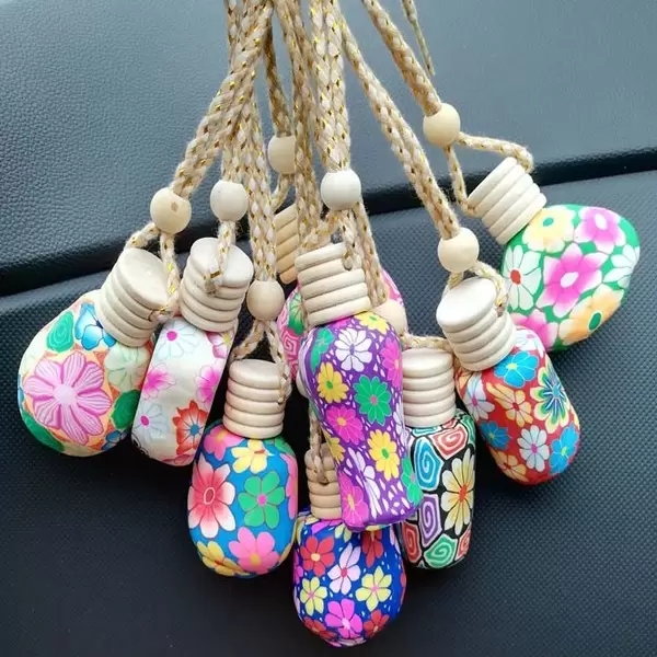 Polymer Clay Essential Oils Diffusers Car Perfume Bottle Cars Hanging Decoration Perfumes Pendant Bottles Fragrance Air Fresher Ornament
Polymer Clay Essential Oils Diffusers Car Perfume Bottle Cars Hanging Decoration Perfumes Pendant Bottles Fragrance Air Fresher Ornament