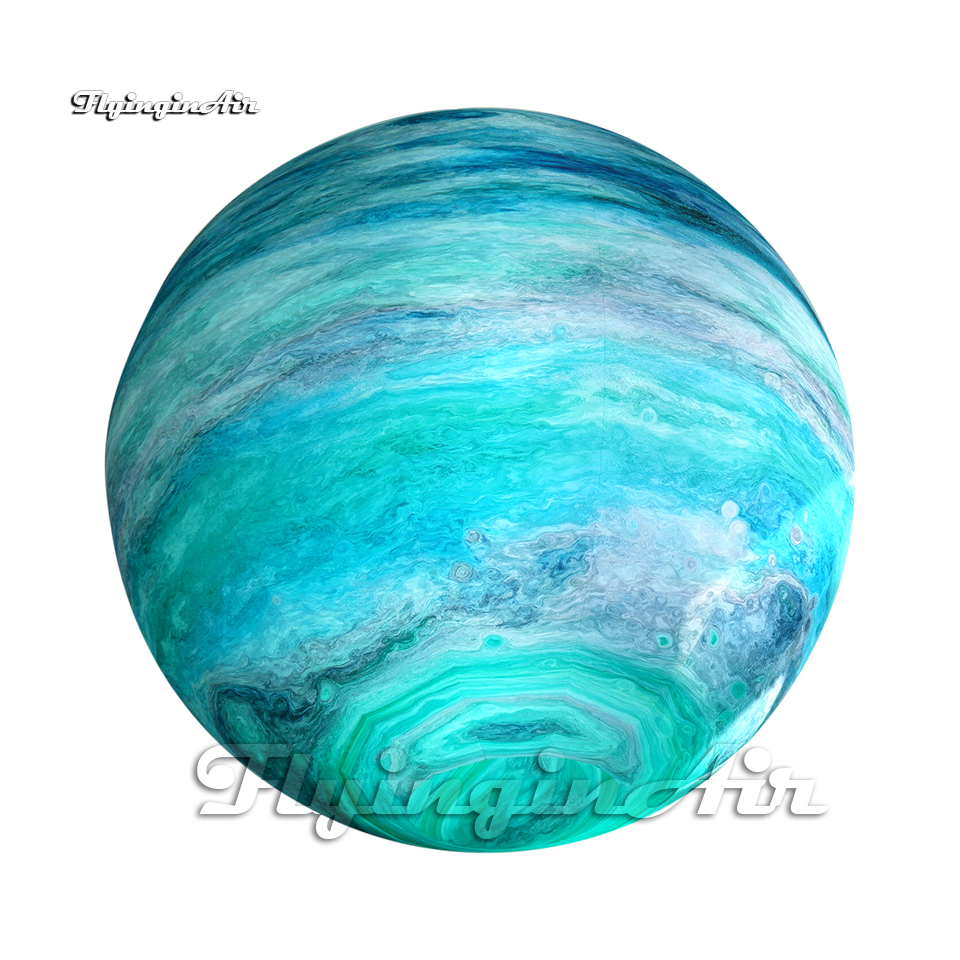 Large Lighting Inflatable Planet Balloon Huge Air Blow Up LED Cosmic Planet Ball For Space Party Show