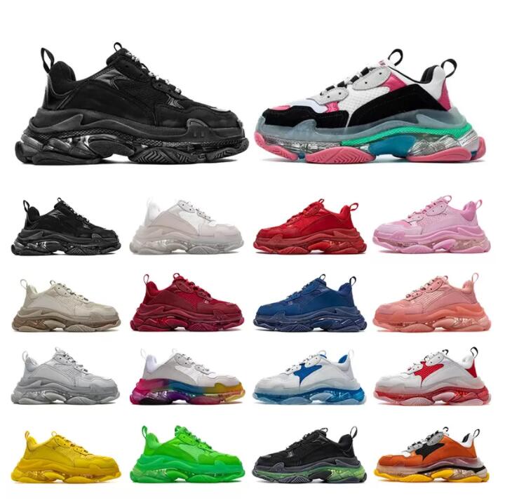2022 New Men Women Dad Shoes 17FW Triple S casual shoes Clear Bubble bottom mens Sneakers black red Old Grandpa Trainer chaussures 36-45, Colour 1
2022 New Men Women Dad Shoes 17FW Triple S casual shoes Clear Bubble bottom mens Sneakers black red Old Grandpa Trainer chaussures 36-45, Colour 1