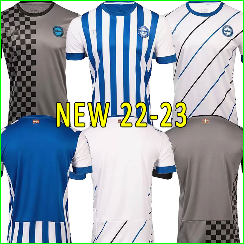 2022 2023 Deportivo Alaves Soccer Jersey Home Away Third Shirts R.Duaarte Joselu Lucas Football Jerseys Laguardia Tavares Camiseta Alave Kids Kit 22