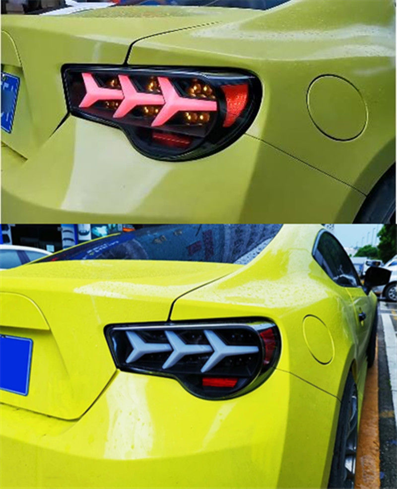Automobile Tail Lamp For FT86 GT86 LED Tail Light 20 12-20 18 Subaru BRZ Rear Fog Brake Reverse Lighting Accessories