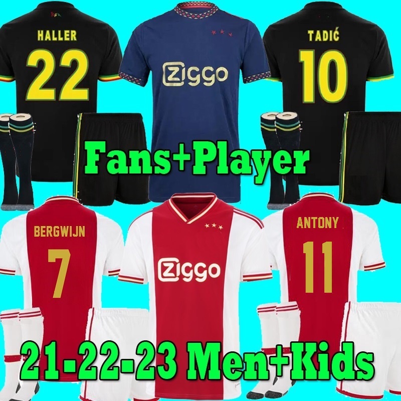 21 22 23 Bob Marley Soccer Jerseys TADIC BERGHUIS HALLER Home away Third ANTONY ALVAREZ 2022 2023 AJAXS 3rd football shirt BERGWIJN men kids uniforms Fans Player, 22 23 home player version
21 22 23 Bob Marley Soccer Jerseys TADIC BERGHUIS HALLER Home away Third ANTONY ALVAREZ 2022 2023 AJAXS 3rd football shirt BERGWIJN men kids uniforms Fans Player, 22 23 home player version