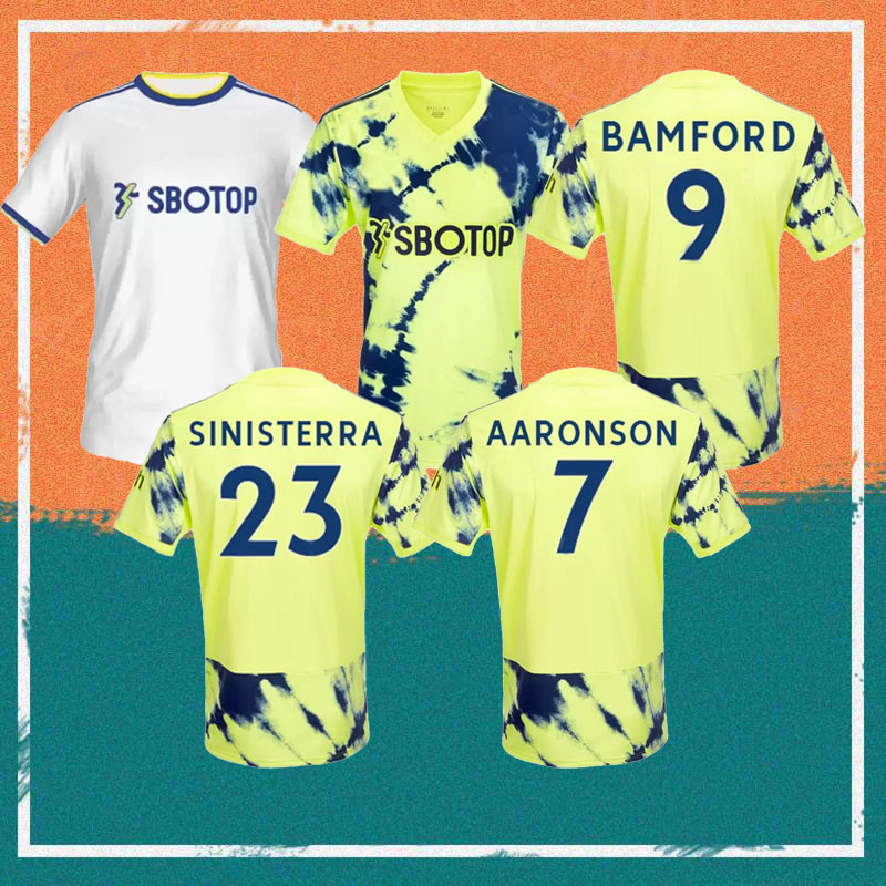 22/23 Leeds UnionS soccer jersey 2022 Home AARONSON BAMFORD SUMMERVILLE ADAMS LLORENTE Away COSTA JAMES SINISTERRA RODRIGO maillots football shirts uniform, Gk
22/23 Leeds UnionS soccer jersey 2022 Home AARONSON BAMFORD SUMMERVILLE ADAMS LLORENTE Away COSTA JAMES SINISTERRA RODRIGO maillots football shirts uniform, Gk