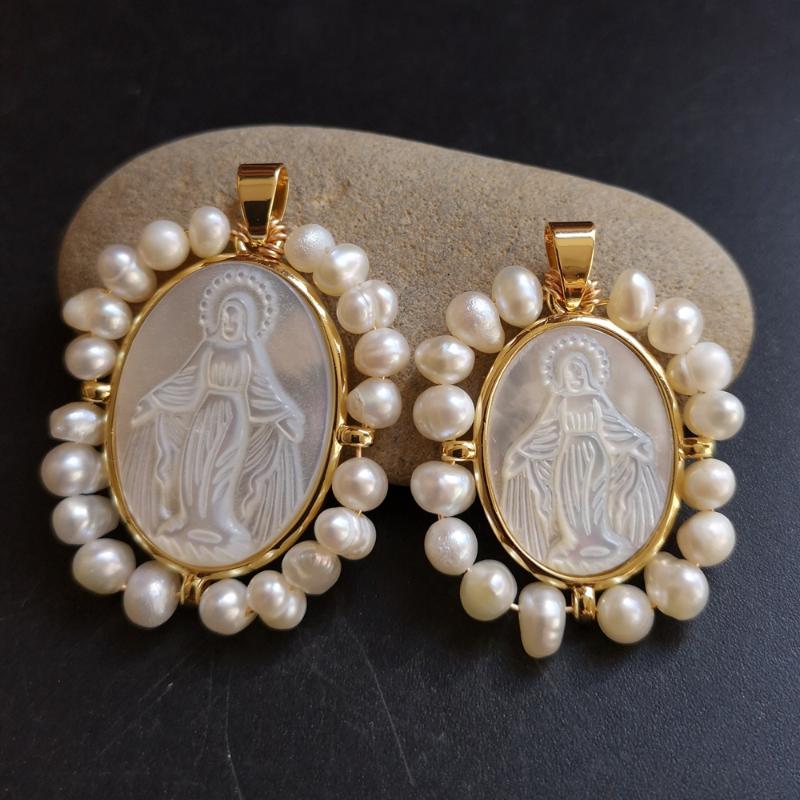 Pendant Necklaces 10pcs/lot Natural Lady Of Grace Mother Pearl Freshwater Charms For NecklacePendant
Pendant Necklaces 10pcs/lot Natural Lady Of Grace Mother Pearl Freshwater Charms For NecklacePendant