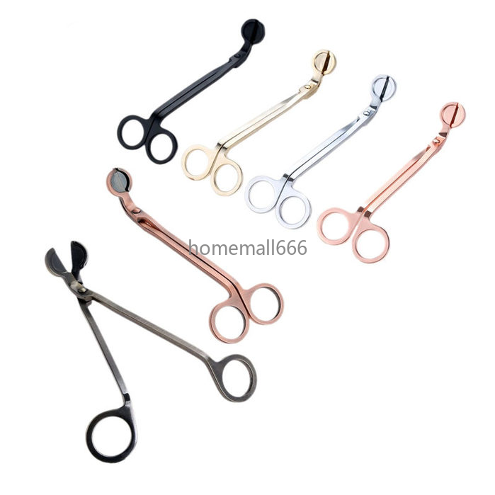 Stock Candle Wick Trimmer Stainless Steel Candle scissors trim wick Cutter Snuffer Round head 18cm Black Rose Gold Silver Red Bronze AA
Stock Candle Wick Trimmer Stainless Steel Candle scissors trim wick Cutter Snuffer Round head 18cm Black Rose Gold Silver Red Bronze AA