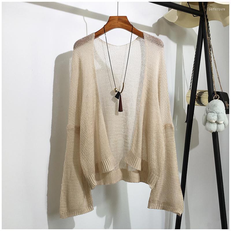 Women's Knits & Tees Women Knitted Summer Cardigan Casual Long Sleeve Open Stitch Female Thin Knitwear Ladies Loose Korea Plus Size Femme Pe, Black
Women's Knits & Tees Women Knitted Summer Cardigan Casual Long Sleeve Open Stitch Female Thin Knitwear Ladies Loose Korea Plus Size Femme Pe, Black