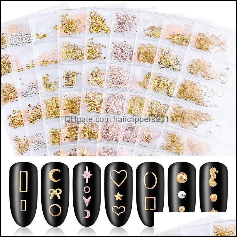 Nail Art Decorations Salon Health Beauty Tamax Mixed 6 Styles/Bag 3D Gold Metal Rivets Studs Round Animal Moon Decoration Nails Shell Stic
Nail Art Decorations Salon Health Beauty Tamax Mixed 6 Styles/Bag 3D Gold Metal Rivets Studs Round Animal Moon Decoration Nails Shell Stic