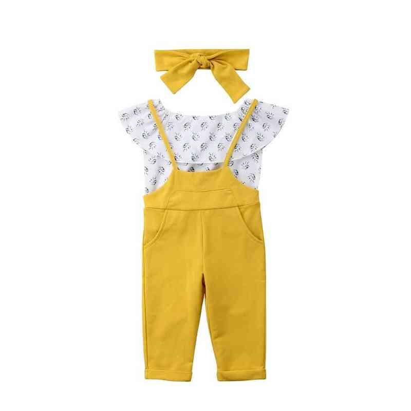 Citgeett Beautiful Baby Girls Clothes Off Shoulder Floral T-shirts Tops Leggings Yellow Overalls Belt Summer Fashion Outfits Ss J220712, Red
Citgeett Beautiful Baby Girls Clothes Off Shoulder Floral T-shirts Tops Leggings Yellow Overalls Belt Summer Fashion Outfits Ss J220712, Red