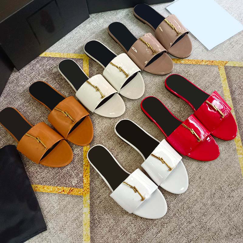 Genuine Leather Slippers Classic Hardware Letter Woman Sandal Round Toe Womens Shoe Comfortable Rubber Sole Fashion Slides Summer Beach Shoe, 12
Genuine Leather Slippers Classic Hardware Letter Woman Sandal Round Toe Womens Shoe Comfortable Rubber Sole Fashion Slides Summer Beach Shoe, 12