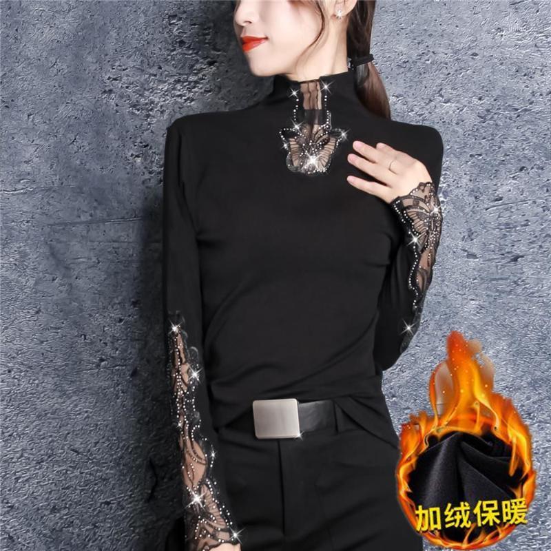 Women's Blouses & Shirts Women Blouse High Collar Spring Autumn Butterfly Diamond Top Blusas Ropa De Mujer, Black
Women's Blouses & Shirts Women Blouse High Collar Spring Autumn Butterfly Diamond Top Blusas Ropa De Mujer, Black