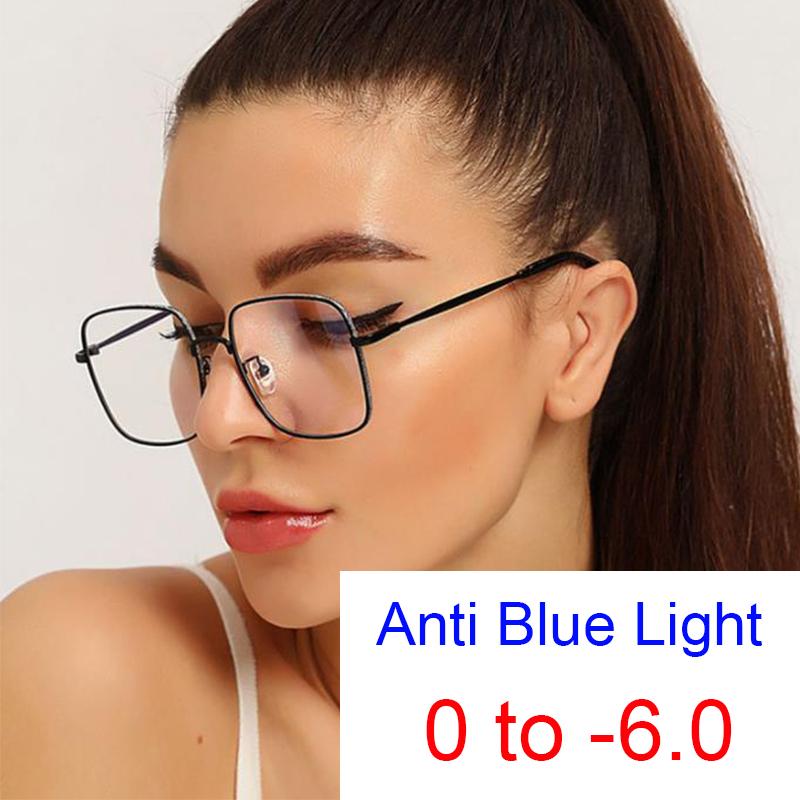 Sunglasses Metal Square Oversized Prescription Glasses Women Men Myopia Corrective Anti Blue Light Computer Diopter Sight -1Sunglasses
Sunglasses Metal Square Oversized Prescription Glasses Women Men Myopia Corrective Anti Blue Light Computer Diopter Sight -1Sunglasses