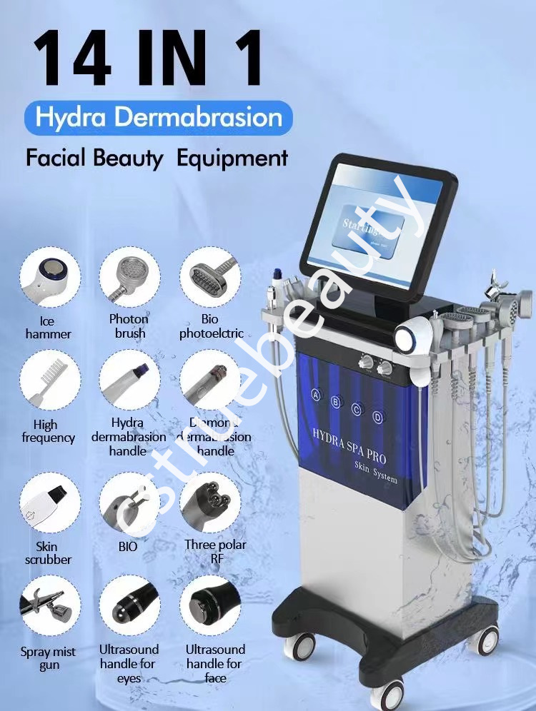 14 in 1 Microdermabrasion Hydradermabrasion Comprehensive Skin Improvement System
14 in 1 Microdermabrasion Hydradermabrasion Comprehensive Skin Improvement System