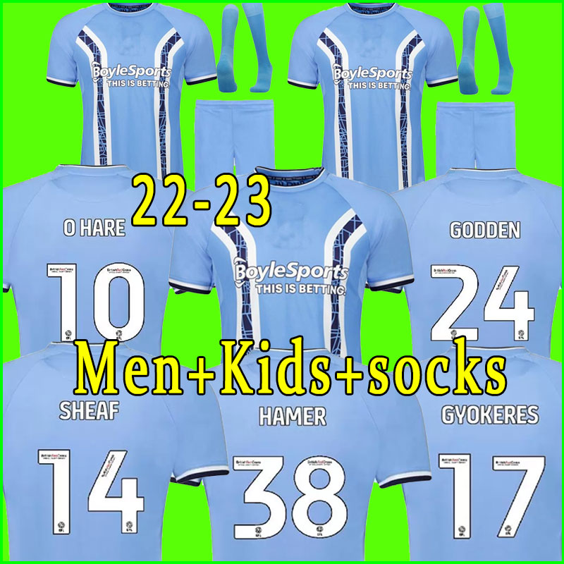 21 22 23 Coventry city soccer jersey maillot de foot 2021 2022 2023 O'Hare Gyokeres Godden Hamer football shirts home away third 3rd kids kit child full set suit socks
21 22 23 Coventry city soccer jersey maillot de foot 2021 2022 2023 O'Hare Gyokeres Godden Hamer football shirts home away third 3rd kids kit child full set suit socks