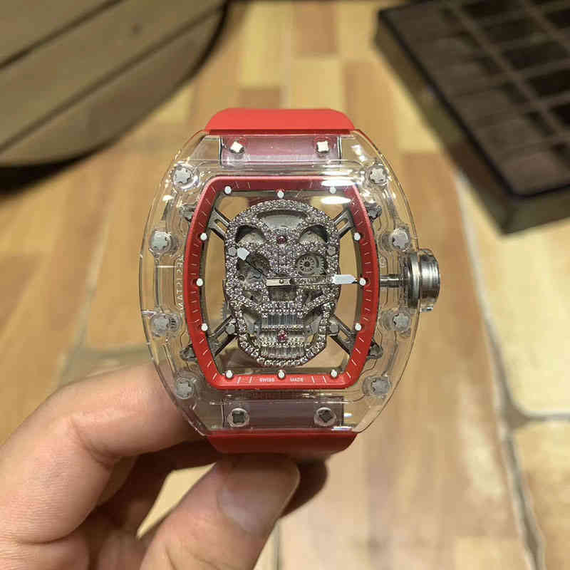 Luxury Mens Mechanical Watch Richa Milles Business Leisure Rm052 Fully Automatic Crystal Case Tape Trend Swiss Movement Wrist watches, Khaki
Luxury Mens Mechanical Watch Richa Milles Business Leisure Rm052 Fully Automatic Crystal Case Tape Trend Swiss Movement Wrist watches, Khaki