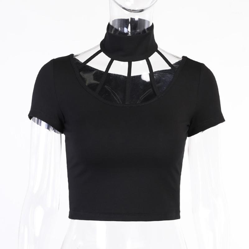Women' T-Shirt 2022 Summer Women Short Sexy Black Sleeve Tee Hollow Design Halter Dark Style Tops
Women' T-Shirt 2022 Summer Women Short Sexy Black Sleeve Tee Hollow Design Halter Dark Style Tops