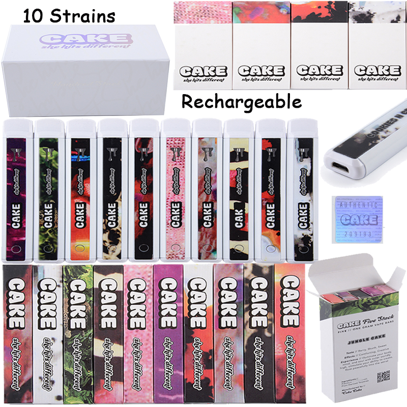 Newest Cake Sauce E Cigarette Rechargeable Disposable Vape Pen 1ml Starter Kit Vapes Cartridges Empty Carts Device Pods Vaporizer Pod She Hit Different 10 Strains
Newest Cake Sauce E Cigarette Rechargeable Disposable Vape Pen 1ml Starter Kit Vapes Cartridges Empty Carts Device Pods Vaporizer Pod She Hit Different 10 Strains