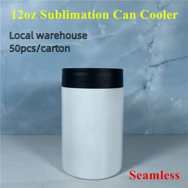 Local Warehouse 12oz Sublimation Can cooler straight tumbler with black Lid Stainless Steel Cola Bottles Double Wall Coffee Mug New Arrival Z11, White
Local Warehouse 12oz Sublimation Can cooler straight tumbler with black Lid Stainless Steel Cola Bottles Double Wall Coffee Mug New Arrival Z11, White