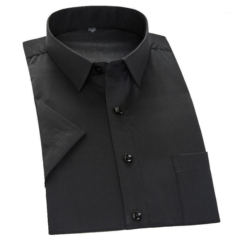 Summer Men's Solid Color Business Short Sleeve Shirt Black White Pink Mens Professional Work Shirts Clothes Casual, As photo twill
Summer Men's Solid Color Business Short Sleeve Shirt Black White Pink Mens Professional Work Shirts Clothes Casual, As photo twill