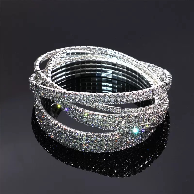 Adjustable Ealstic Crystal Diamond Anklet for Women 18K Gold Silver Plated 1/2/3/4/5 Rows Rhinestone Anklets Bracelet Foot Chain Bride Wedding Jewelry Gift
Adjustable Ealstic Crystal Diamond Anklet for Women 18K Gold Silver Plated 1/2/3/4/5 Rows Rhinestone Anklets Bracelet Foot Chain Bride Wedding Jewelry Gift