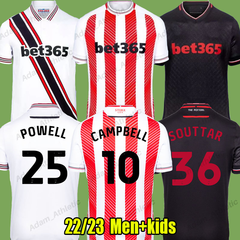 Stoke soccer jerseys 22 23 CAMPBELL SOUTTAR POWELL football shirts 2022 home away men kids kit BROWN WILMOT CLUCAS Fletcher jersey Stoke Potters, 22-23 white kids
Stoke soccer jerseys 22 23 CAMPBELL SOUTTAR POWELL football shirts 2022 home away men kids kit BROWN WILMOT CLUCAS Fletcher jersey Stoke Potters, 22-23 white kids