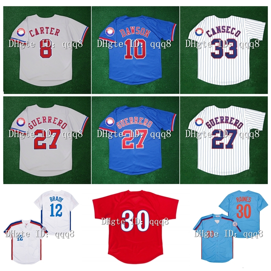 Na85 Vintage Montreal Expos Jersey VLADIMIR GUERRERO GARY CARTER CLIFF FLOYD JOSE CANSECO PEDRO MARTINEZ TIM RAINES RONDELL WHITE TOM BRADY PETE, Mesh with name
Na85 Vintage Montreal Expos Jersey VLADIMIR GUERRERO GARY CARTER CLIFF FLOYD JOSE CANSECO PEDRO MARTINEZ TIM RAINES RONDELL WHITE TOM BRADY PETE, Mesh with name