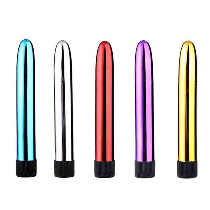 Toys Massager Sex 7 Inch Wholesale Bullet- Silver Vibrator for Women Erotic G-spot Dildo Lesbian Adult