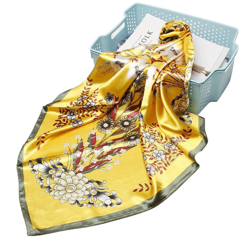 Scarves Women Fashion Square Hijab Scarf Flower Print Shawl Stole Imitate Silk Satin Kerchief Bandana 35"x35"Scarves
Scarves Women Fashion Square Hijab Scarf Flower Print Shawl Stole Imitate Silk Satin Kerchief Bandana 35"x35"Scarves