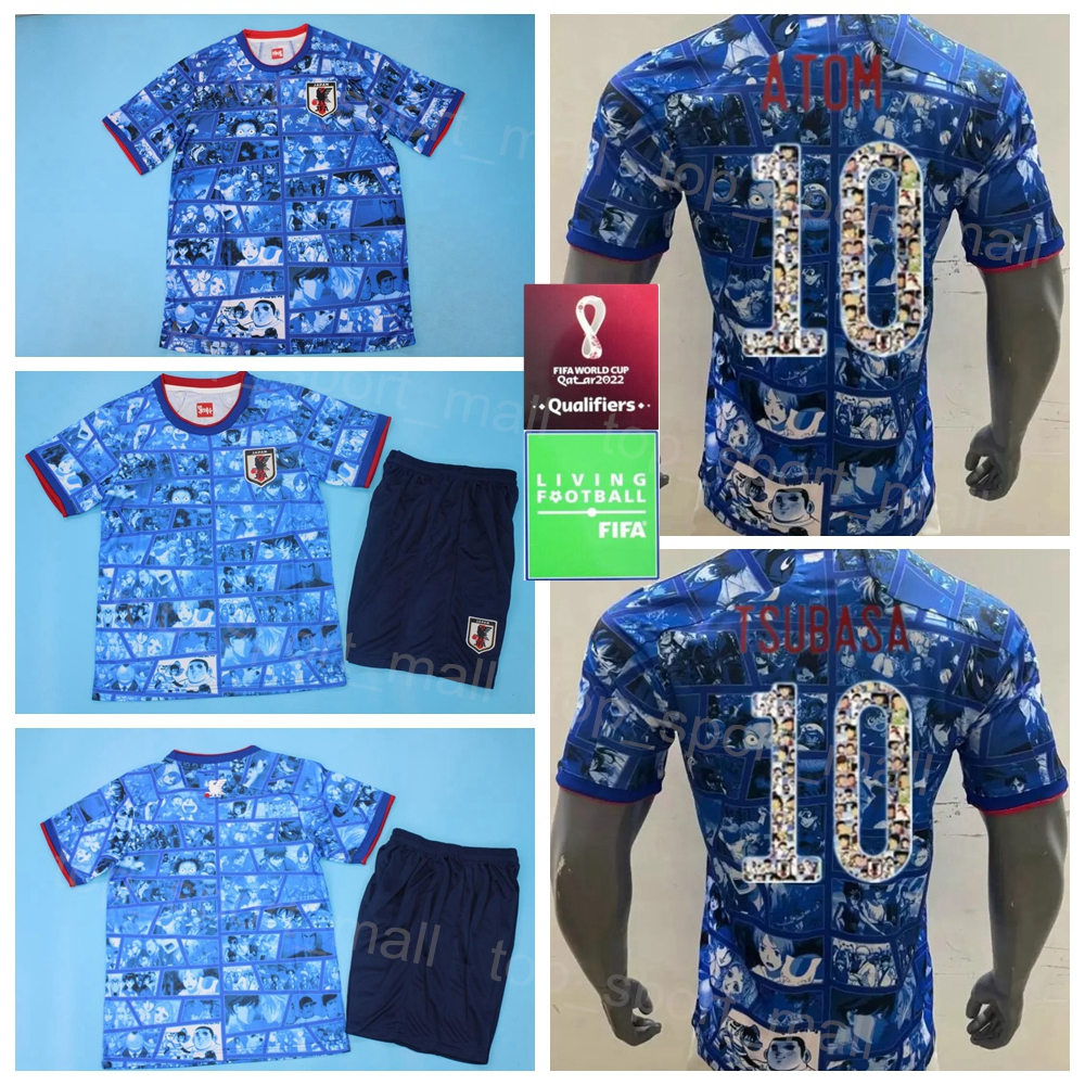 Qatar World Cup 2022 Japan CARTOON Soccer Jersey National Team 10 ATOM 10 TSUBASA 9 HYUGA KAMAMOTO MIURA Blue Color Japanese Football Shirt Kits Uniform Custom Name
Qatar World Cup 2022 Japan CARTOON Soccer Jersey National Team 10 ATOM 10 TSUBASA 9 HYUGA KAMAMOTO MIURA Blue Color Japanese Football Shirt Kits Uniform Custom Name