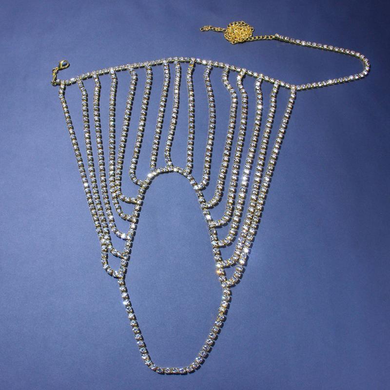 Chains Women's Collarbone Chain Multi-Layered Rhinestone Shoulder Necklacce Girls' Pendants Body Accessories NOV99Chains
Chains Women's Collarbone Chain Multi-Layered Rhinestone Shoulder Necklacce Girls' Pendants Body Accessories NOV99Chains