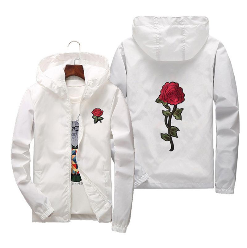 Women's Jackets Women Basic 2022 Spring Hooded Jacket Coats Embroidery Rose Causal Men Windbreaker Lightweight Bomber Famale White, Black
Women's Jackets Women Basic 2022 Spring Hooded Jacket Coats Embroidery Rose Causal Men Windbreaker Lightweight Bomber Famale White, Black
