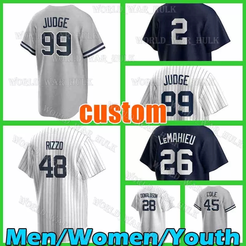 Aaron Judge Jersey Yankees Anthony Rizzo New York''Derek Jeter Joey Gallo Giancarlo Stanton Gerrit Cole 26 DJ LeMahieu Gleyber Torres Josh Donaldson Babe Ruth Mantle, Grey no name
Aaron Judge Jersey Yankees Anthony Rizzo New York''Derek Jeter Joey Gallo Giancarlo Stanton Gerrit Cole 26 DJ LeMahieu Gleyber Torres Josh Donaldson Babe Ruth Mantle, Grey no name