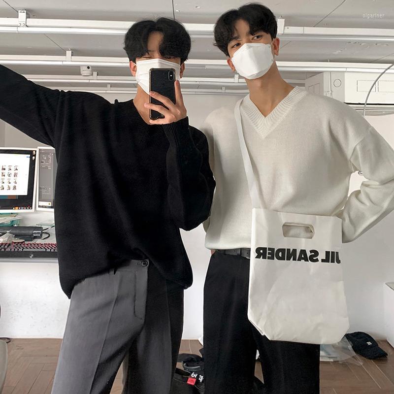 Men's Sweaters Sweater Men's Autumn And Winter Trend Pullover Loose Lazy Style V-neck Knitted Bottoming Shirt Ins JacketMen's Olga22, Black
Men's Sweaters Sweater Men's Autumn And Winter Trend Pullover Loose Lazy Style V-neck Knitted Bottoming Shirt Ins JacketMen's Olga22, Black