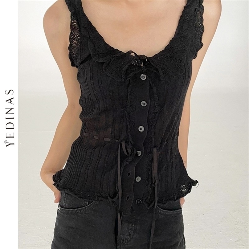 Yedinas Casual Solid Vest For Women V Neck Sleeveless Patchwork Lace Up Bowknot Slim Tank Top Female Summer Fashion Stylish 220318, White
Yedinas Casual Solid Vest For Women V Neck Sleeveless Patchwork Lace Up Bowknot Slim Tank Top Female Summer Fashion Stylish 220318, White