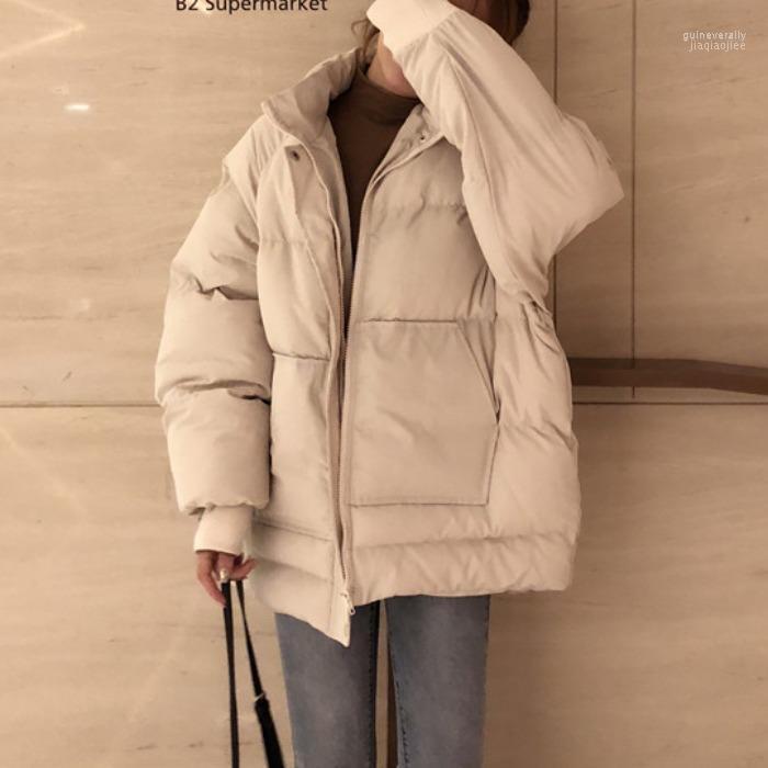 Women's Down & Parkas 2022 Clothing Coat Autumn Winter Korean Style Loose Mid-length Fashion Jacket Students Thickened Warm Quilted Guin22, Black
Women's Down & Parkas 2022 Clothing Coat Autumn Winter Korean Style Loose Mid-length Fashion Jacket Students Thickened Warm Quilted Guin22, Black