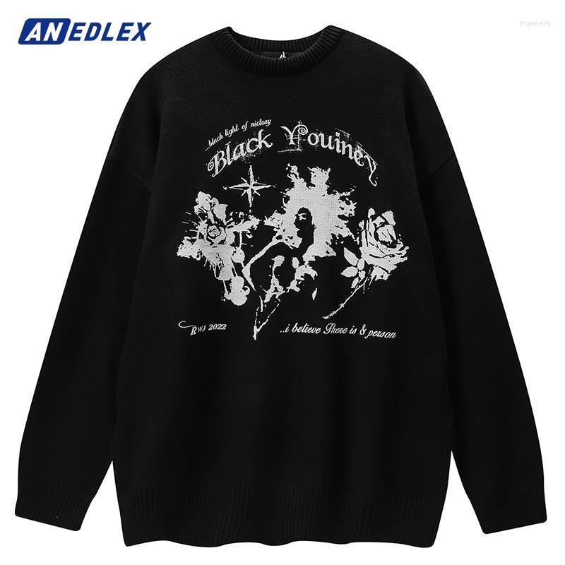 Men's Sweaters Hip Hop Streetwear Fashion Knitted Sweater Letter Graphic Print Loose Pullover 2022 Men Autumn Harajuku Cotton Casual Mari22, Black
Men's Sweaters Hip Hop Streetwear Fashion Knitted Sweater Letter Graphic Print Loose Pullover 2022 Men Autumn Harajuku Cotton Casual Mari22, Black