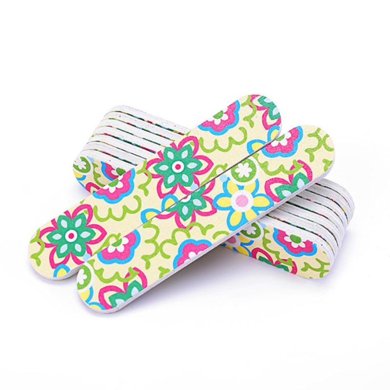 Nail File Buffer Sanding Washable Manicure Tool Nail Art Polish Sandpaper Strip Bar Polishing